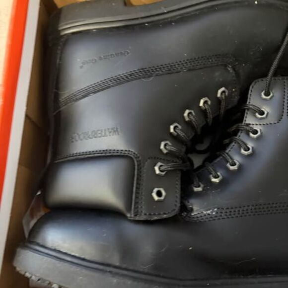 Genuine Grip Side Zipper Leather Boots Size 10.5 W Steel Toe main image 9